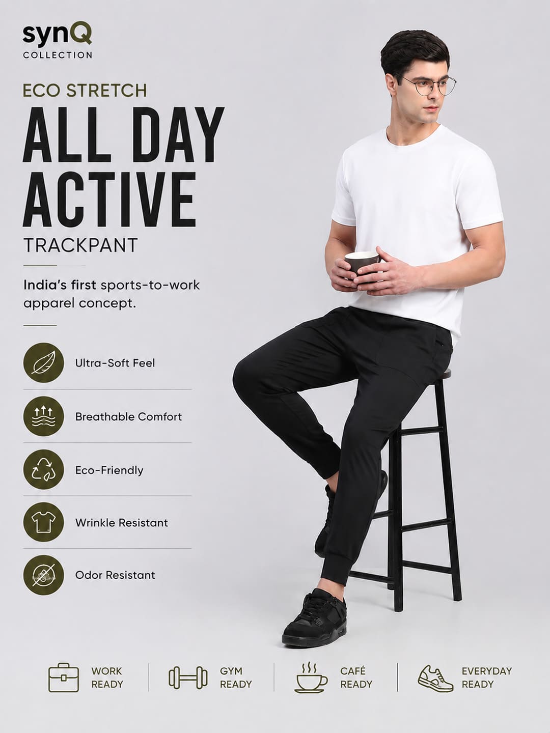 Eco stretch Allday Active Pants