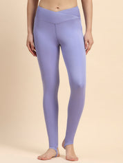 Crosswaist heel strap Tights