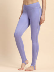 Crosswaist heel strap Tights
