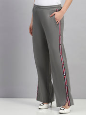 Statement Snap-Button Wide Pant